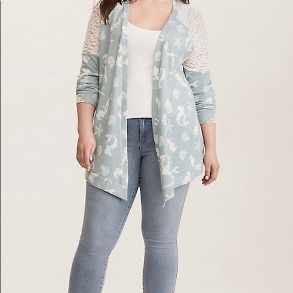 Torrid Disney Ariel Collection Shell Drape - Picture 2 of 4